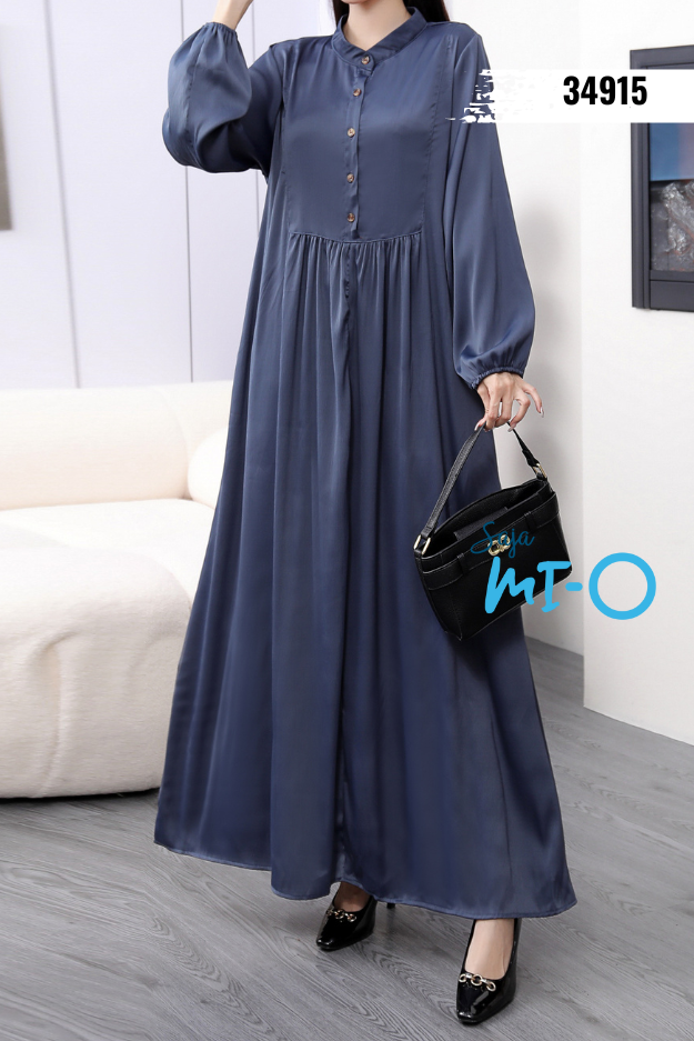Single Breasted Long Sleeves Dress