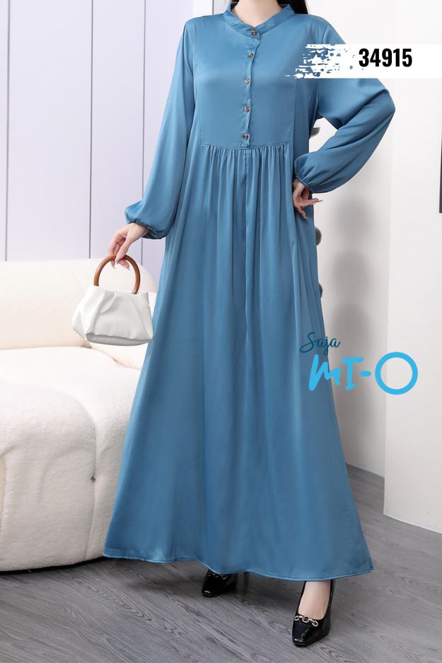 Single Breasted Long Sleeves Dress