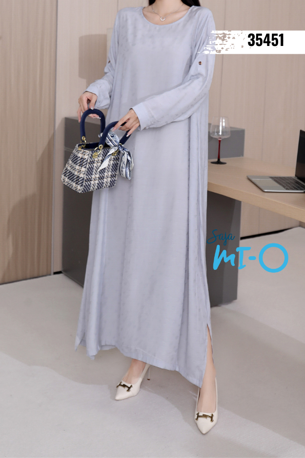 Printed Plain Colour Midi