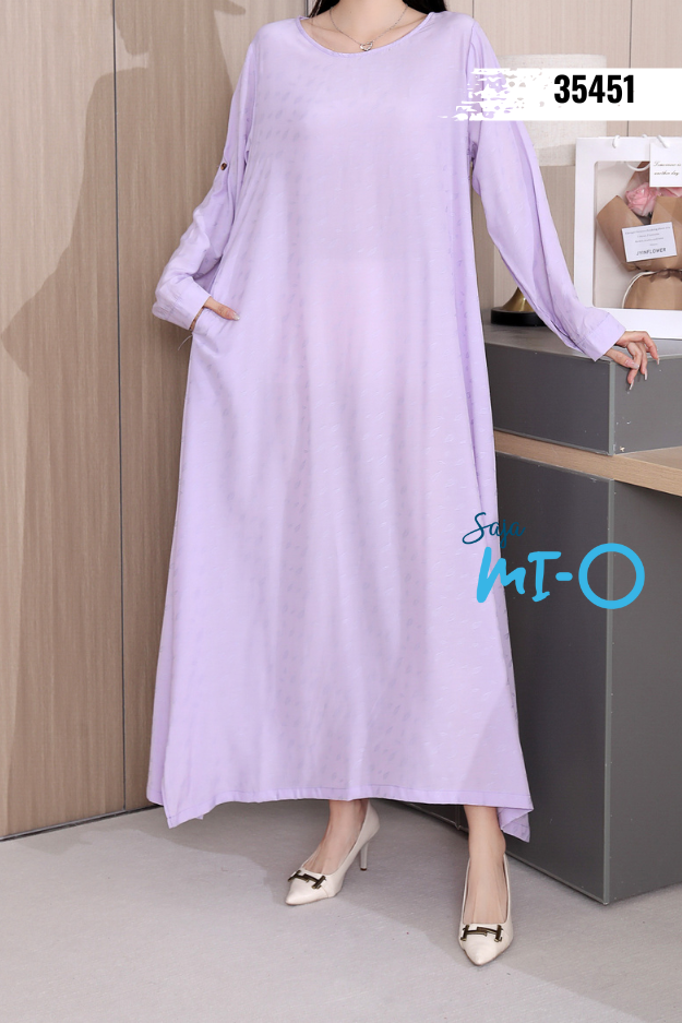 Printed Plain Colour Midi
