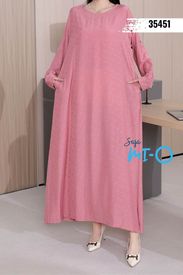 Printed Plain Colour Midi