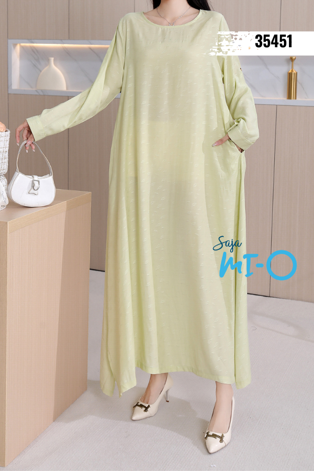 Printed Plain Colour Midi