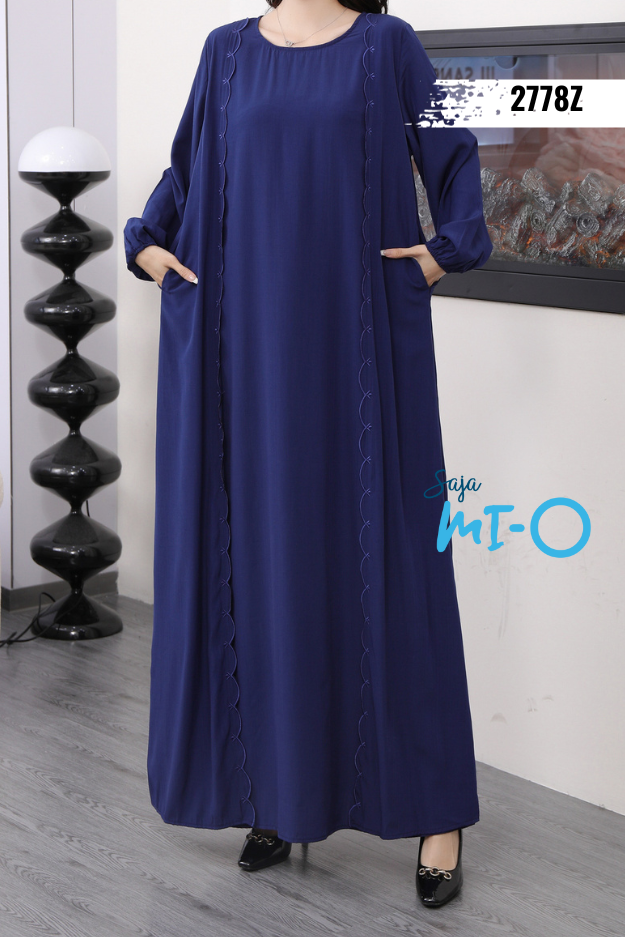 Long Straight Skirt With Generous Design