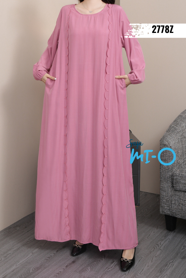 Long Straight Skirt With Generous Design