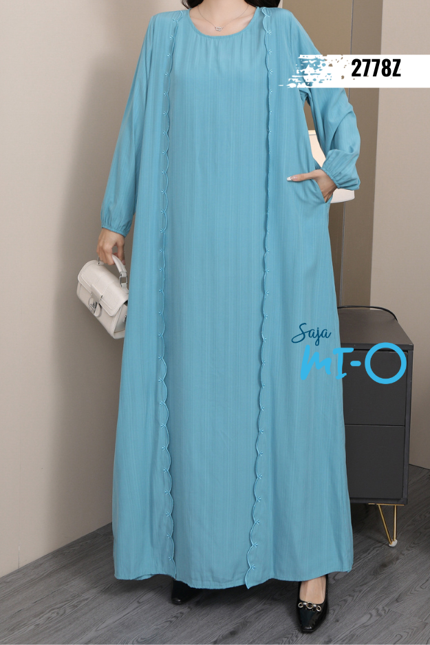 Long Straight Skirt With Generous Design