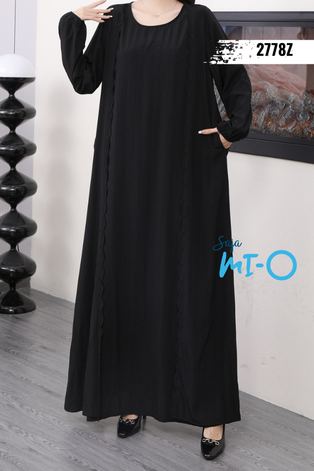 Long Straight Skirt With Generous Design