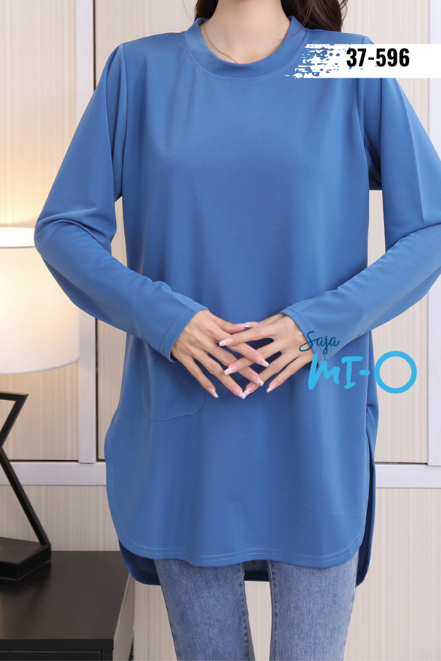 Round Neck Tunic Long Sleeve