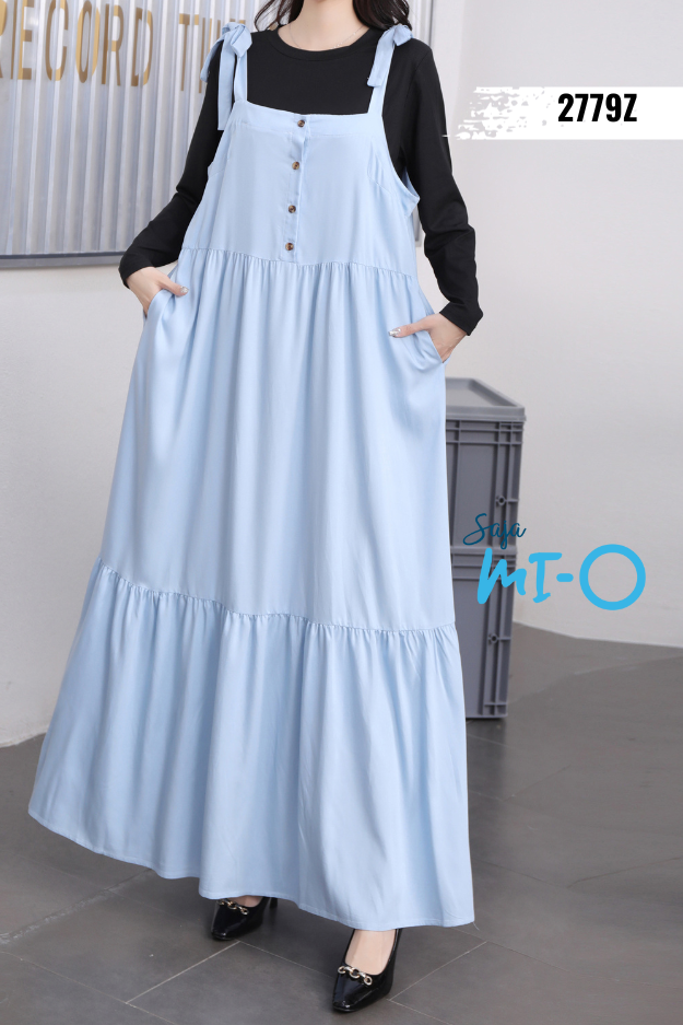 Plain/ Floral Camisole Long Dress