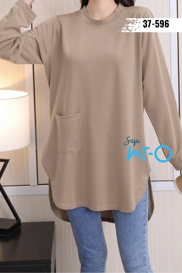 Round Neck Tunic Long Sleeve
