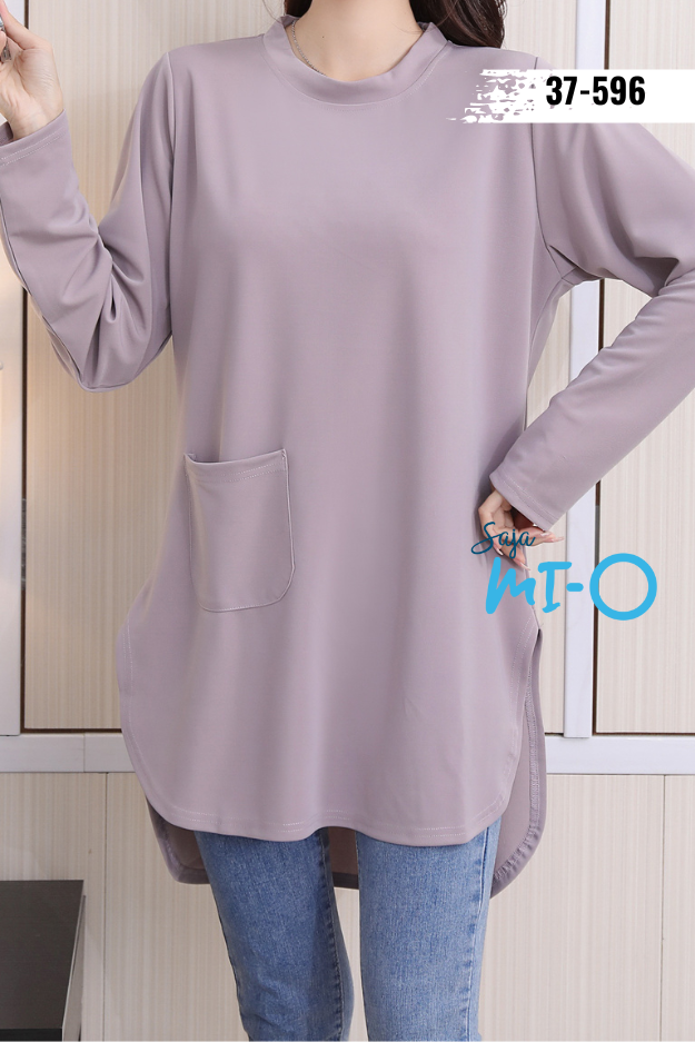 Round Neck Tunic Long Sleeve
