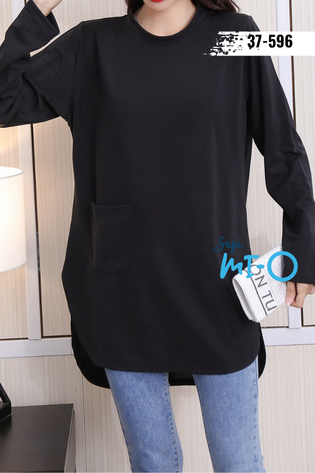 Round Neck Tunic Long Sleeve