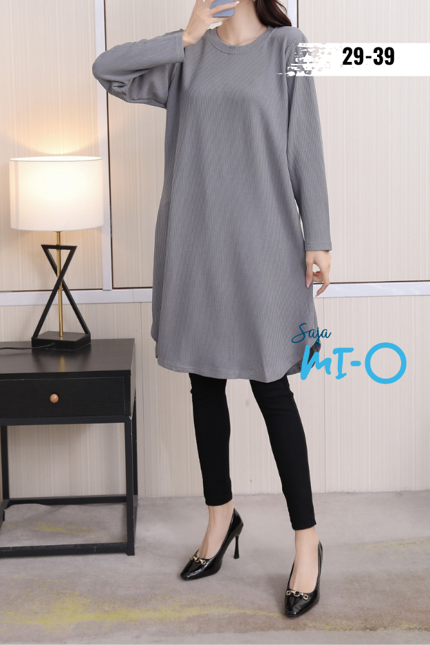 Long Sleeve Maxi Shirt Top