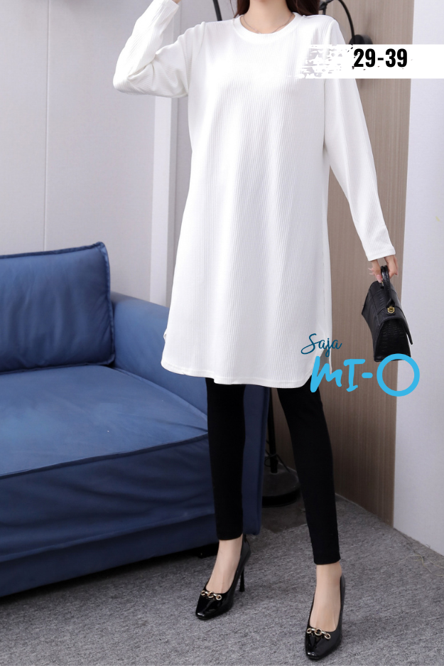 Long Sleeve Maxi Shirt Top