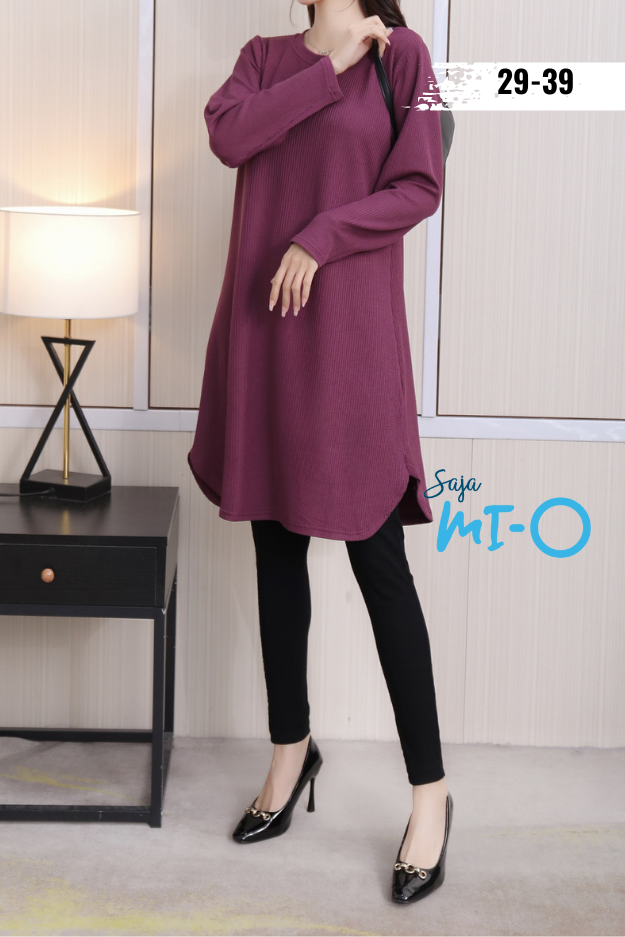 Long Sleeve Maxi Shirt Top