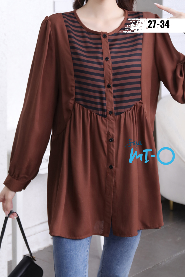 Long Sleeve Baby Doll Top