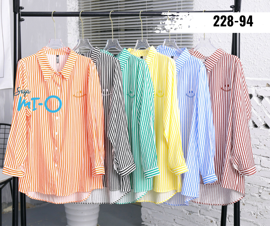 Muslimah Classic Stripes Shirt Top