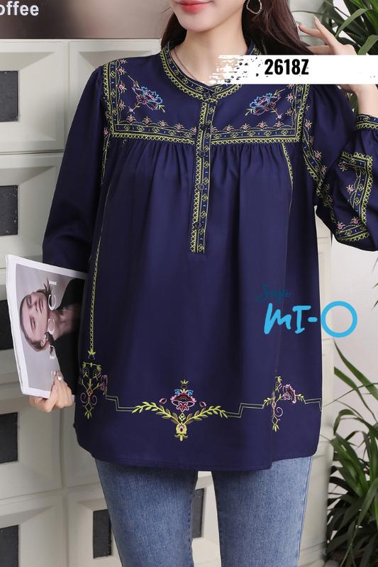 Embroidery Trendy Top