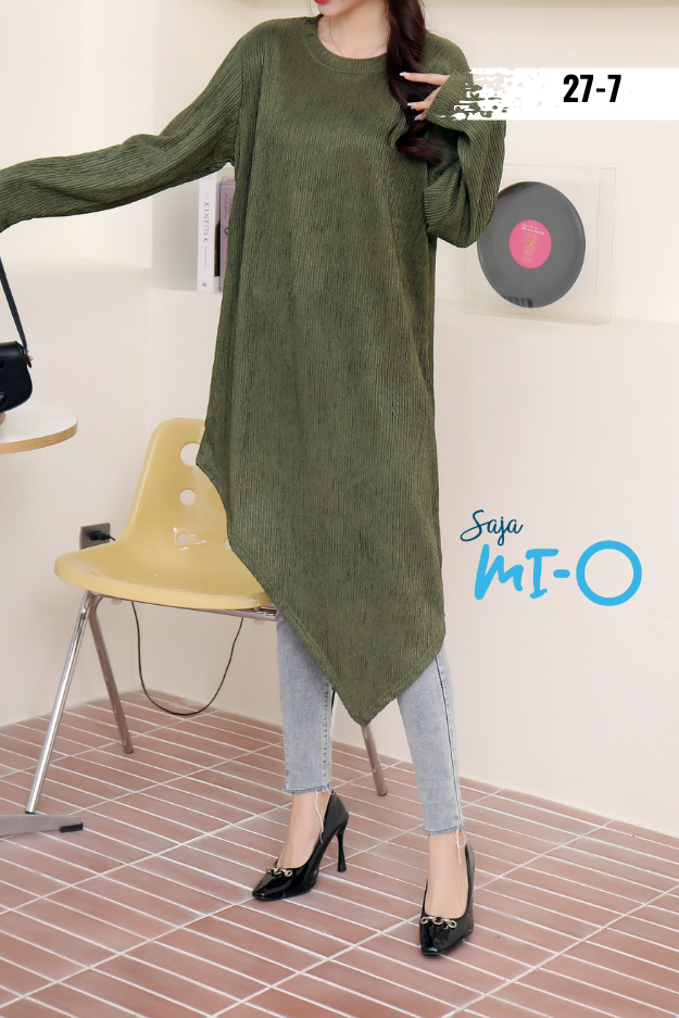 Women Casual Loose Long Sleeves Round Neck