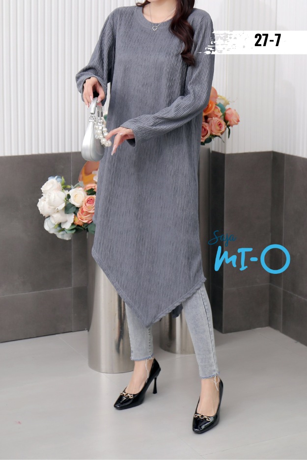 Women Casual Loose Long Sleeves Round Neck