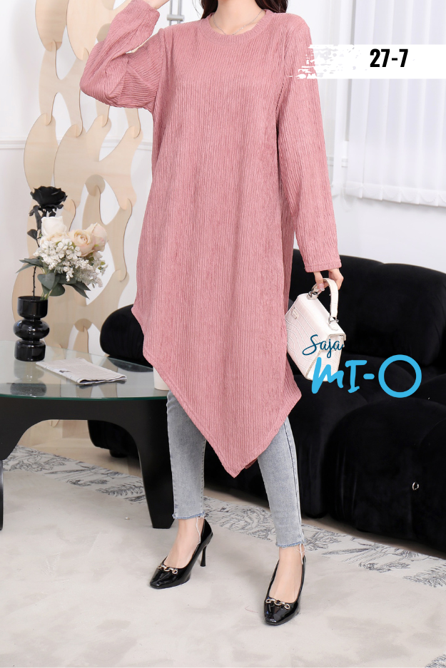 Women Casual Loose Long Sleeves Round Neck