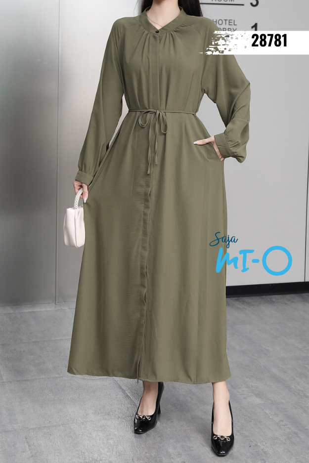 Corseted Muslim Midi Dresses