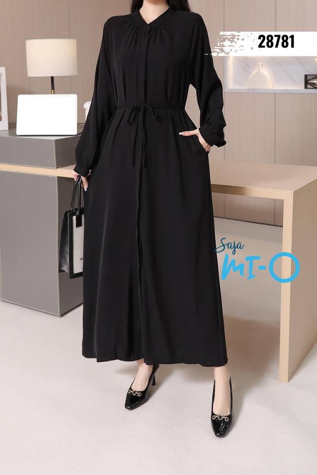 Corseted Muslim Midi Dresses