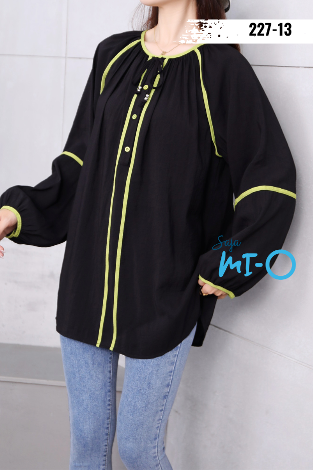 Long Sleeves Buttons Casual Top