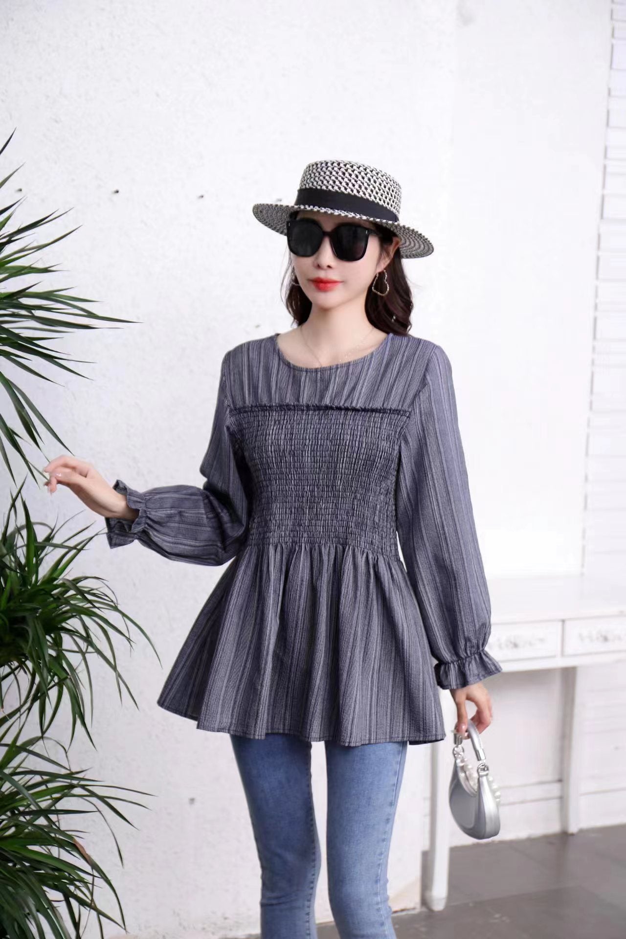 Vintage Elastic Style Top