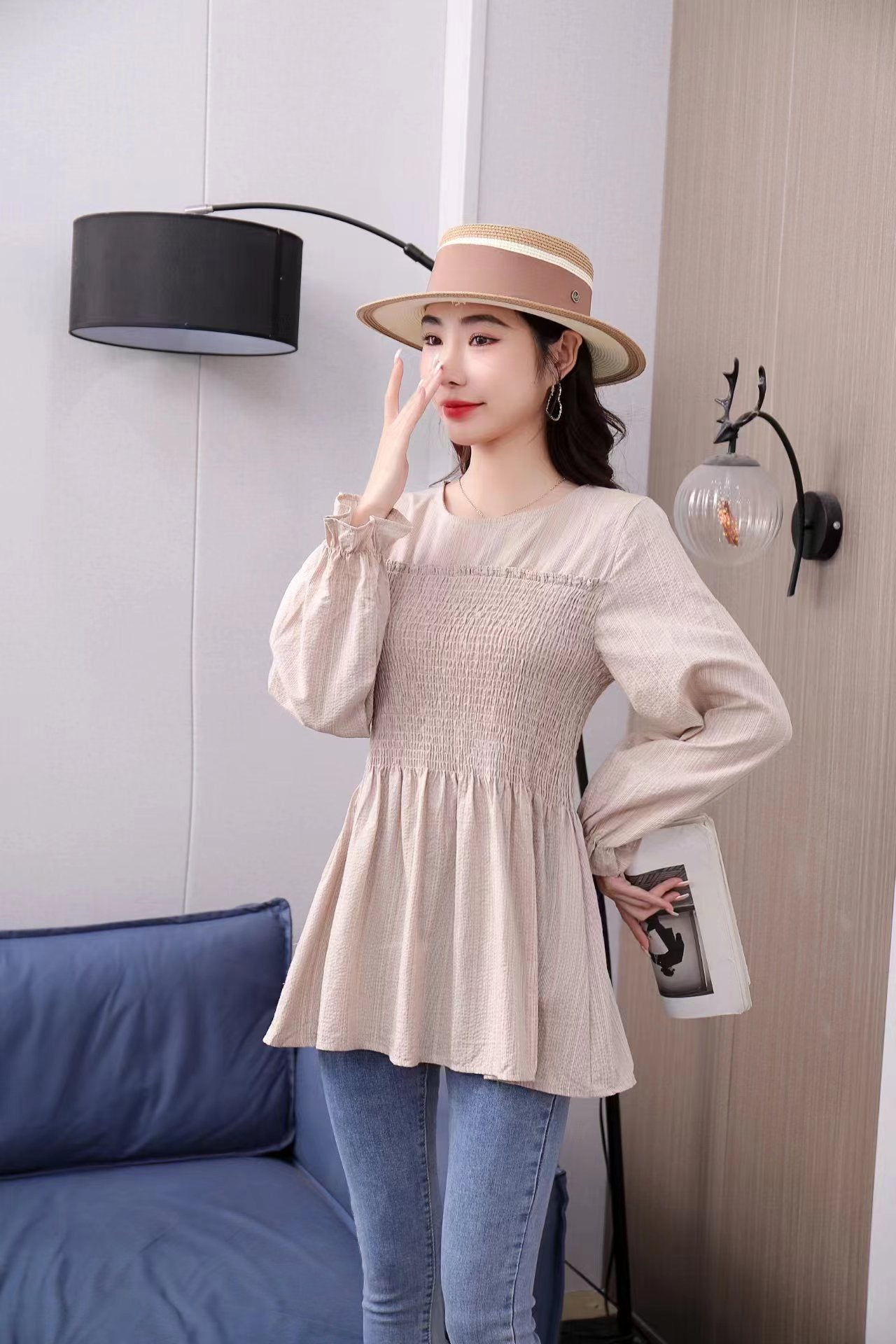 Vintage Elastic Style Top