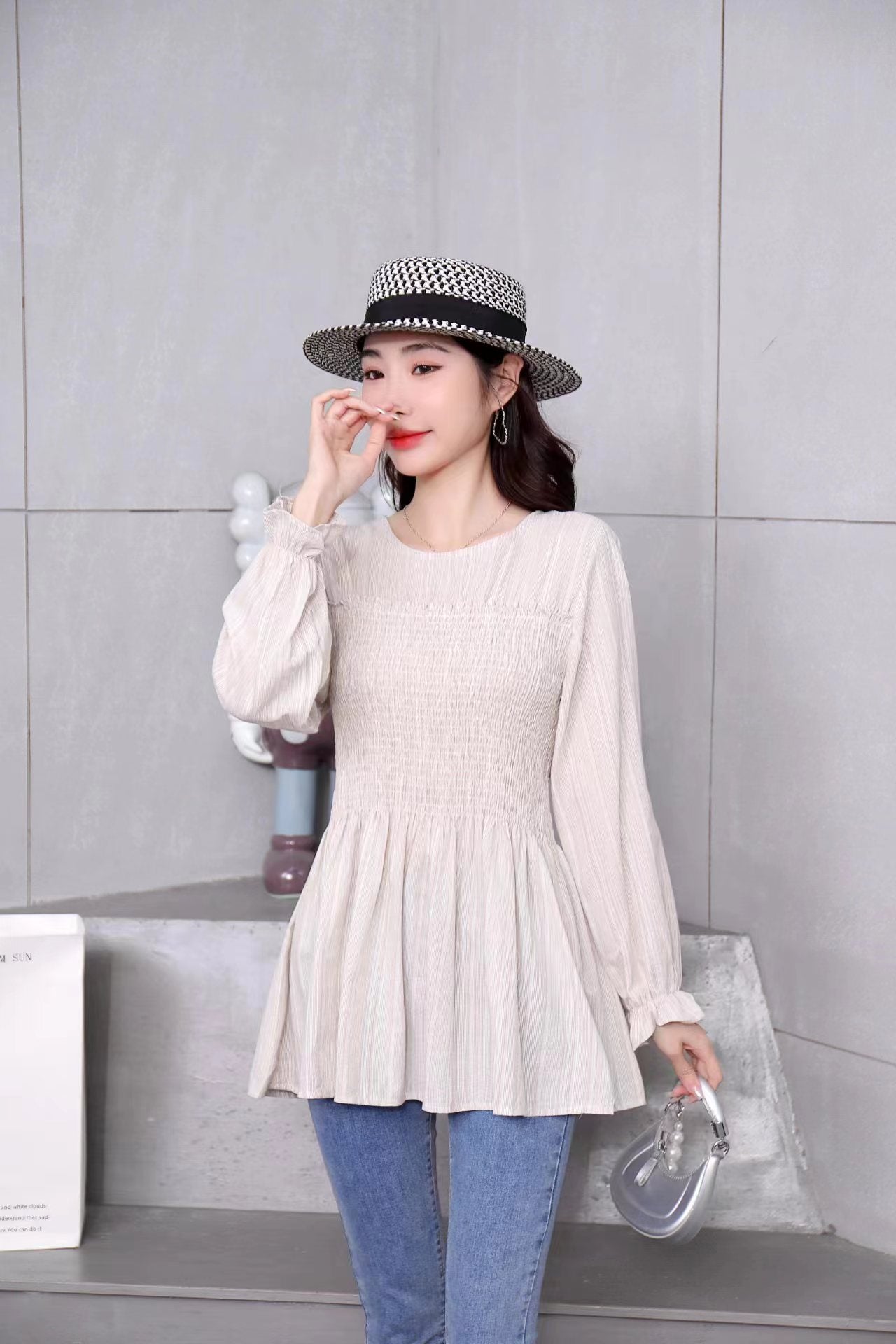 Vintage Elastic Style Top