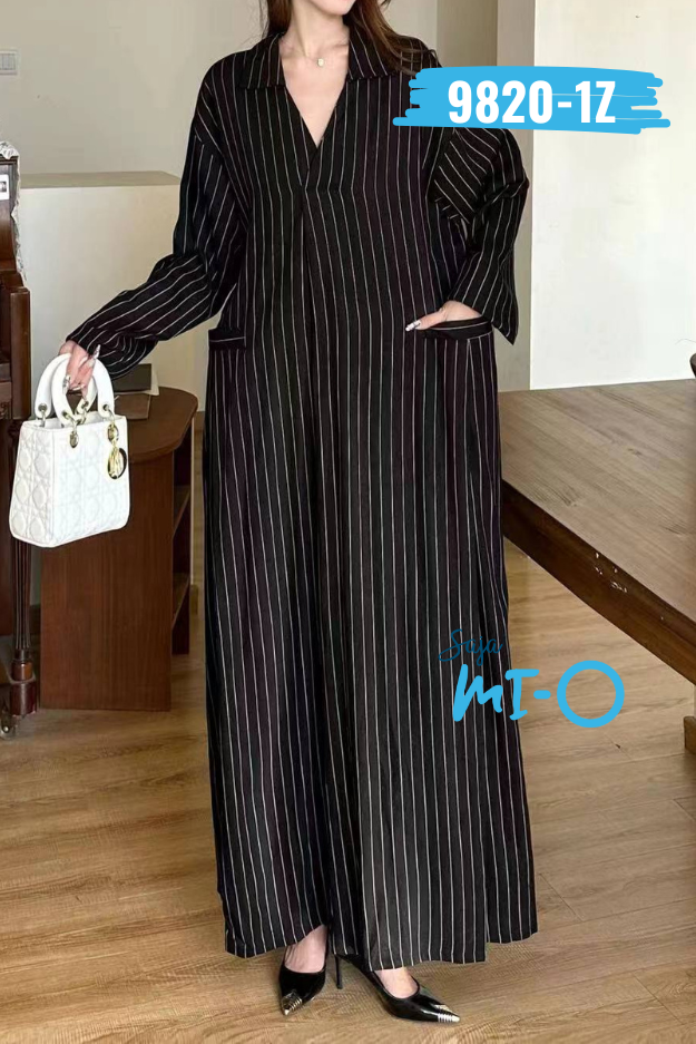 Elegant Abaya - 9820-1Z