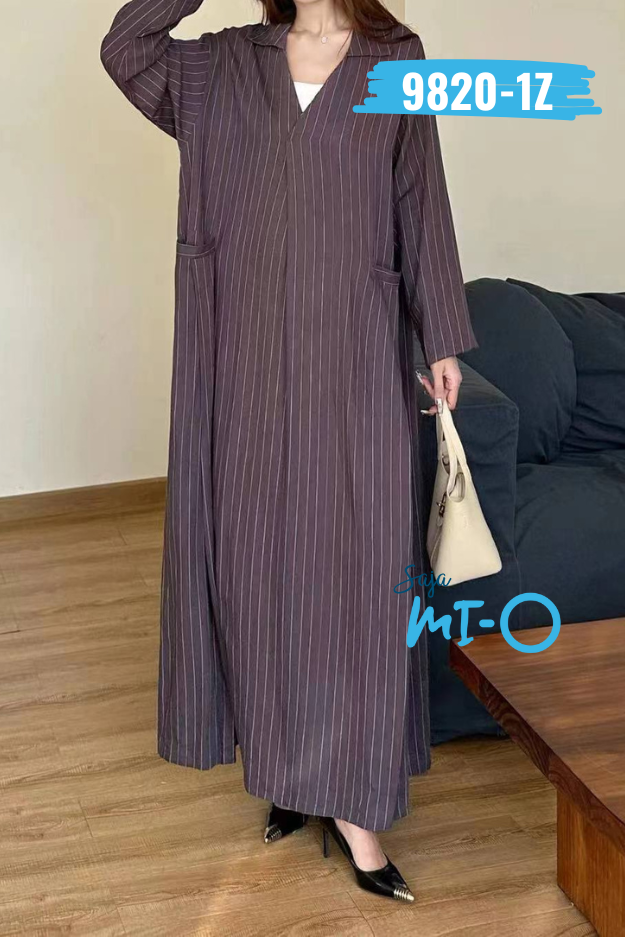 Elegant Abaya - 9820-1Z