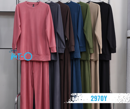 Muslim Fashionable Long Sleeve Top -2970Y