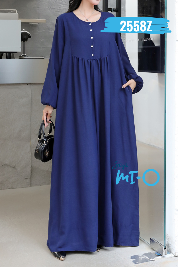 Muslim Long Dress - 2558Z