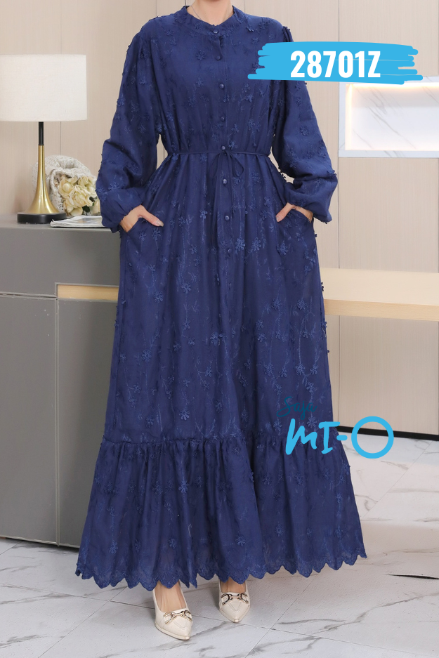 Elegant Embroidery Dress - 28701Z