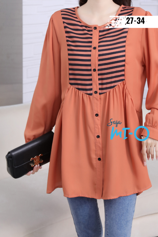 Long Sleeve Baby Doll Top