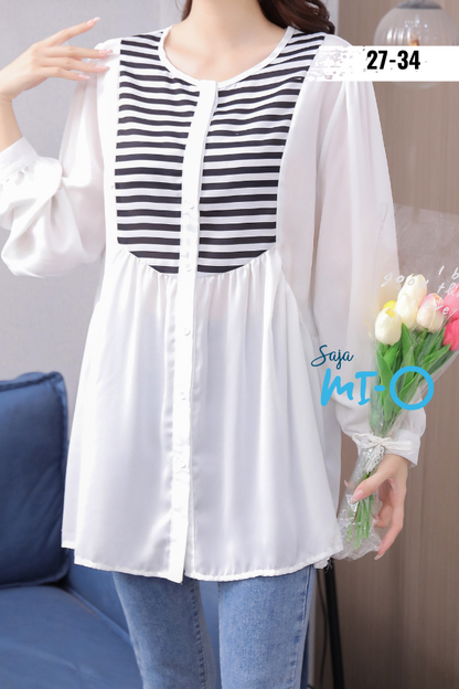 Long Sleeve Baby Doll Top
