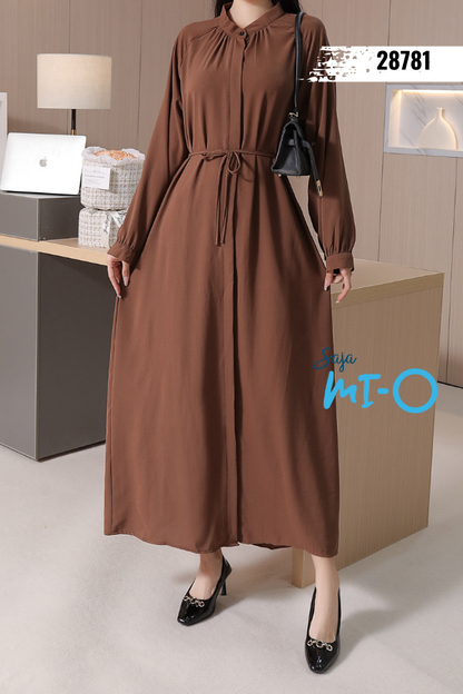 Corseted Muslim Midi Dresses
