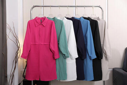 Button Down Long Top